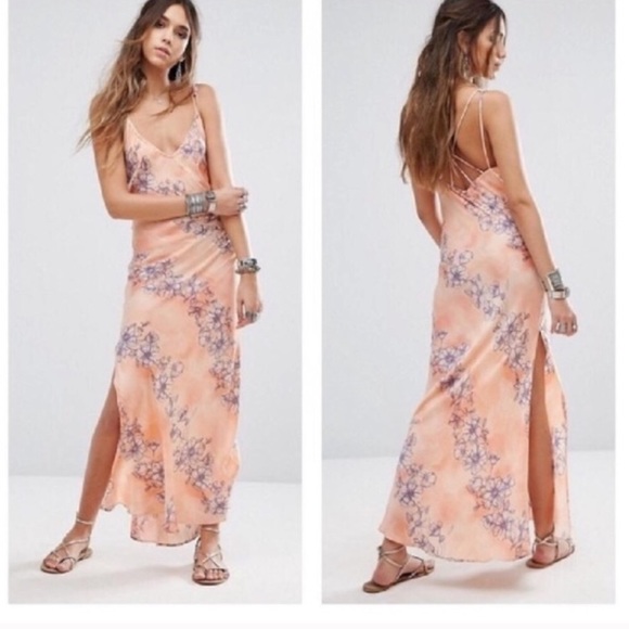 Free People Dresses & Skirts - NWT Free people floral Cassie girl slip maxi dress